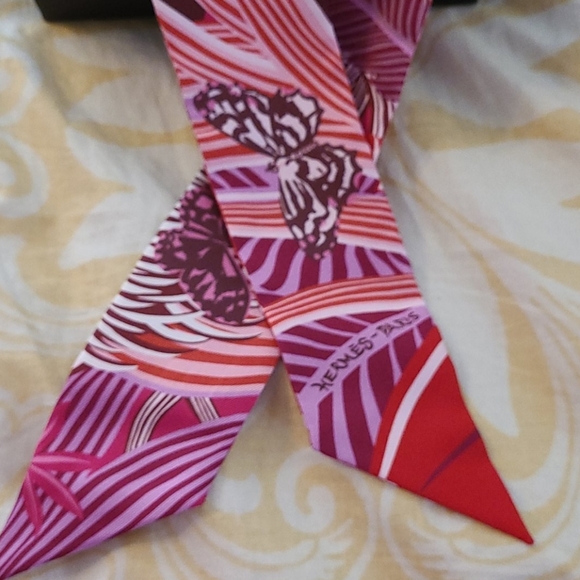 Hermes twilly discontinued print jaguar - Picture 2 of 3